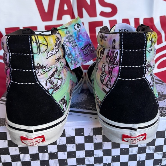 Vans Skate Sk8-Hi Show Room Shroom Doom Black/Green Men’s sneakers - Picture 14 of 16